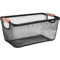 Корзина AksHome Sherlok L 35.5x22x17см (черный)