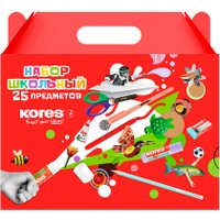 Набор школьника Офистон Маркет Набор школьно-письменных принадлежностей Kores, 25 предметов