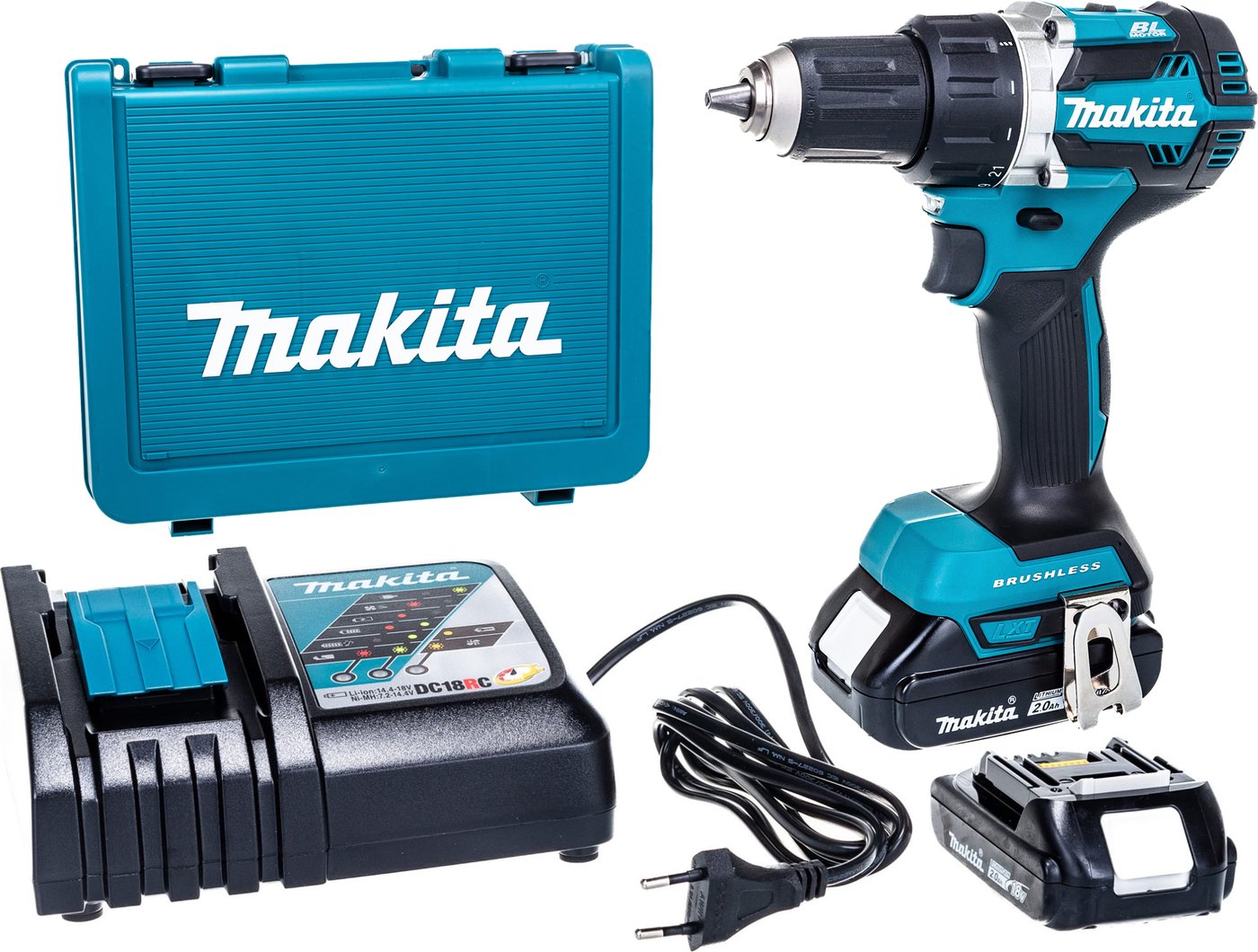 

Дрель-шуруповерт Makita DDF484RAE (с 2-мя АКБ, 2.0 Ah)