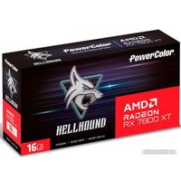 Видеокарта PowerColor Hellhound AMD Radeon RX 7800 XT 16GB GDDR6 RX 7800 XT 16G-L/OC