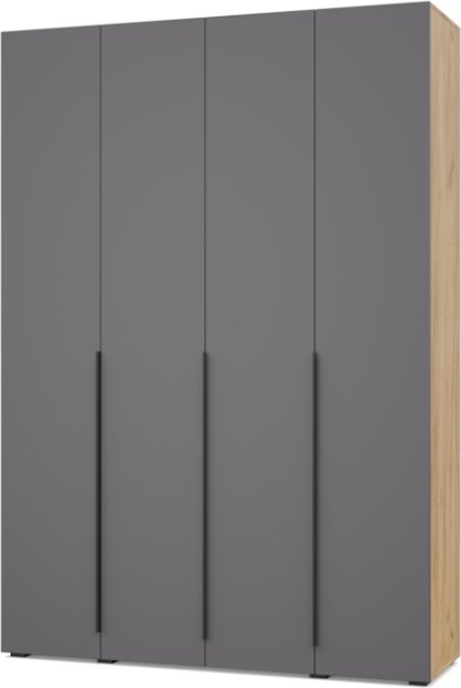 Шкаф распашной Modern Харди Х41 (золотистый дуб/графит)