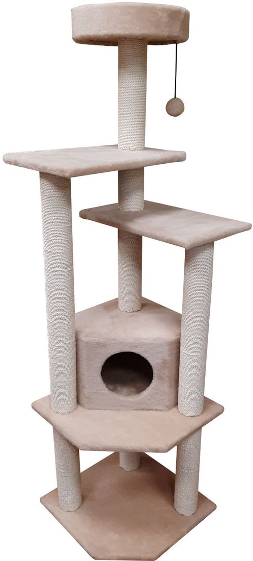 Комплекс Cat House Торнадо (хлопок бежевый)