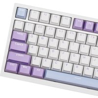 Клавиатура Ajazz AK820 (белый/фиолетовый, Ajazz Sea Salt)