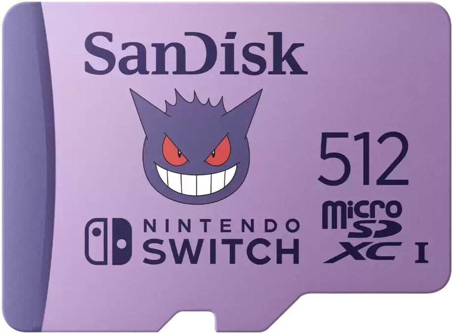 Карта памяти SanDisk Pokemon microSD 512GB SDSQXAO-512G-GN6ZK