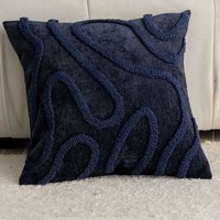 Чехол на подушку Matex Tufted Lines Линии ALEX-38 (синий)