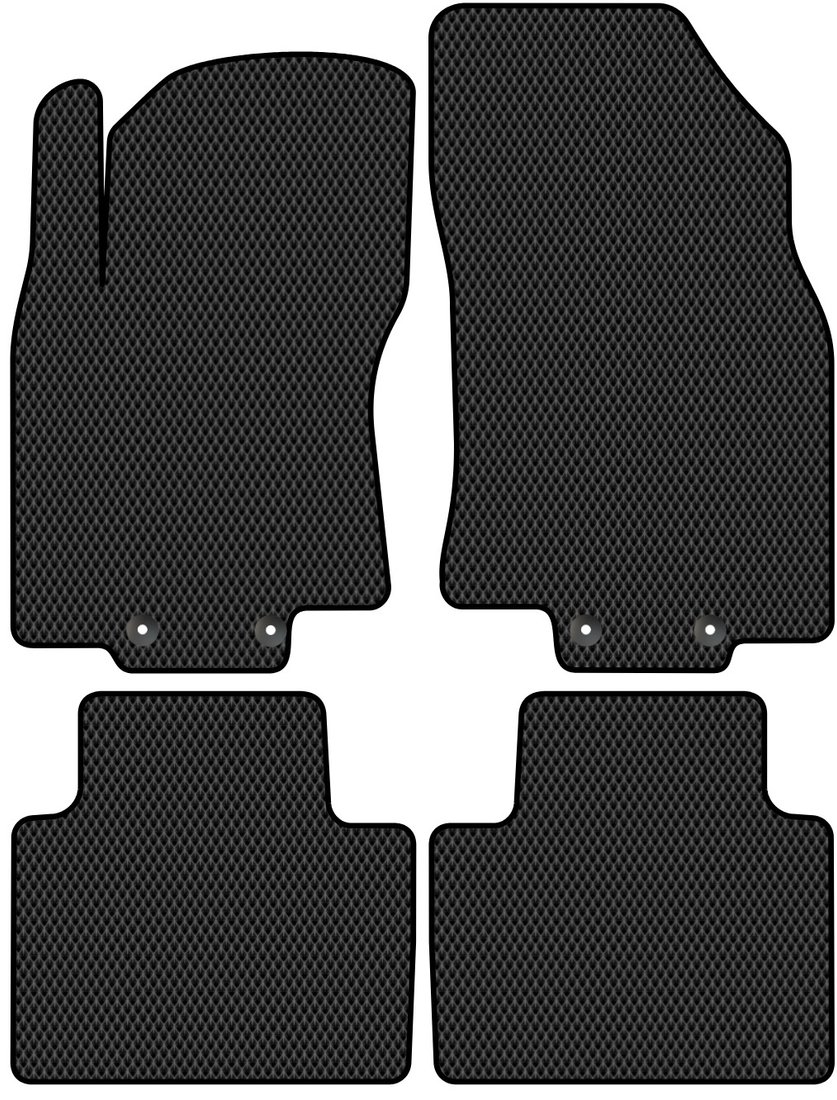 

Комплект ковриков для авто Alicosta Nissan X-Trail III (suv / T32) 2013 - Н.В. (черный, ромб)