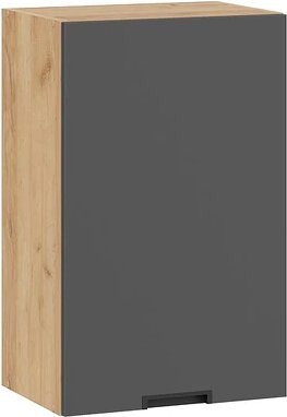 

Шкаф навесной Трия Гренада 1В45 (дуб крафт золотой/холст вулкан)