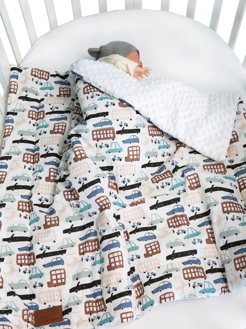 

Плед Amarobaby Растем вместе. Трасса 85x95 (коричневый/синий)