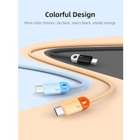 Кабель Cabletime 60W USB Type-C - USB Type-C (1 м, синий)