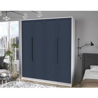 Шкаф распашной Интерлиния Концепт Тренд КТ-Ш4 (белый платинум/дуб королевский)