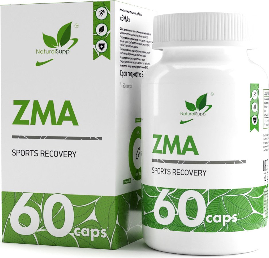 

Комплекс NaturalSupp ЗМА (ZMA), 60 капсул