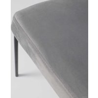 Стул AksHome Oswald (серый велюр HLR-21/светло-серый велюр HLR-19/черный)