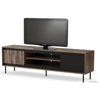 Тумба Halmar Swing RTV-1 (орех/черный)