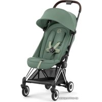 Коляска прогулочная «книга» Cybex Coya (leaf green/chrome frame)