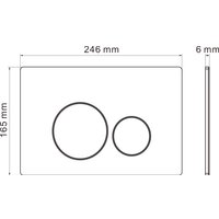 Инсталляция для унитаза Roxen StounFix Dual Fresh 868400