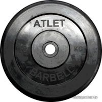 Диск MB Barbell Атлет 31 мм (1x10 кг)