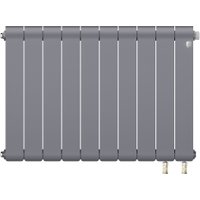 Биметаллический радиатор Royal Thermo Infinity 500 Silver Satin VR80 - 10 секций
