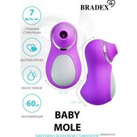 Вакуумный стимулятор клитора Bradex Baby Mole SX 0017 (фиолетовый)