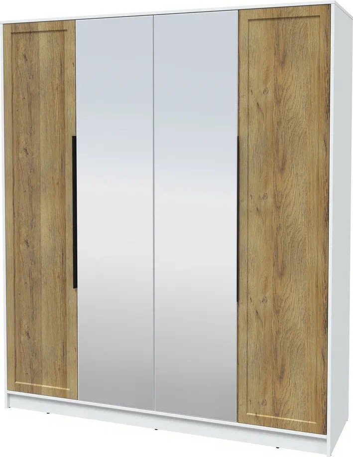 

Шкаф распашной Интерлиния Концепт Тренд КТ-Ш4(з) (белый платинум/дуб вотан)