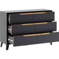 Комод ЭлиГард Eyva 6S (графит)