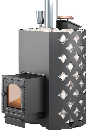 Банная печь Этна 18 (ДТ-4С) закрытая каменка