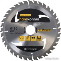 Пильный диск Hanskonner H9022-190-30-36T