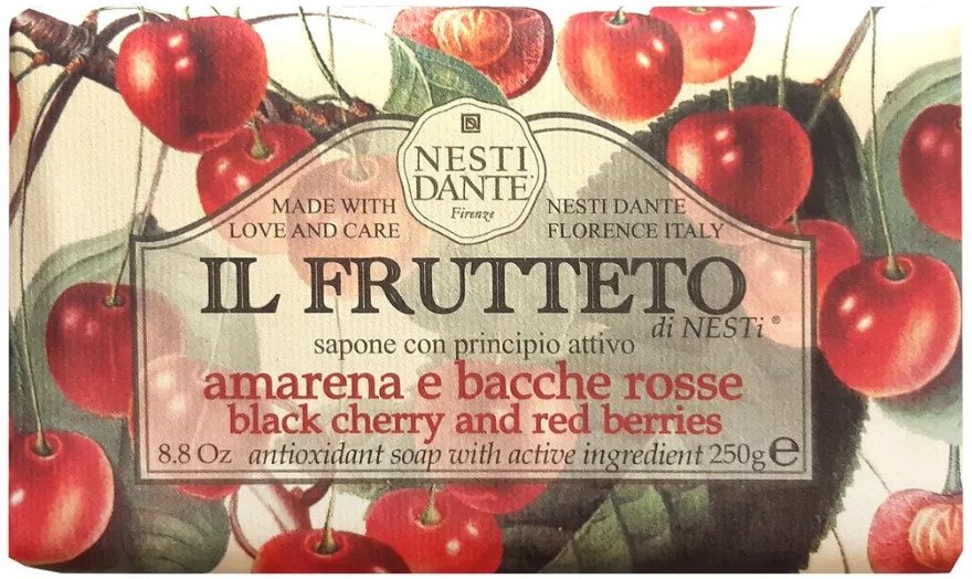 

Nesti Dante Мыло твердое Black Cherry & Red Berries 250 г