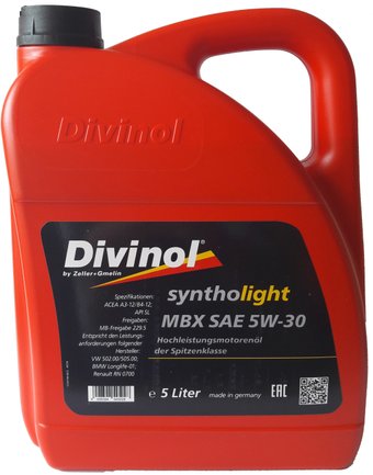 Divinol Syntholight MBX 5W-30 5л
