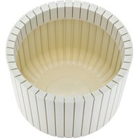 Кашпо Idea Шато М3039 8 л (белый ротанг)