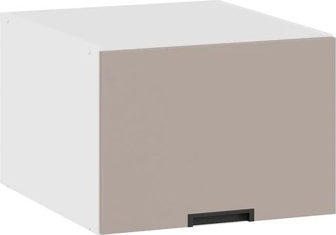 

Шкаф навесной Трия Гренада 1В5ГП с одной откидной дверью (белый/холст латте)