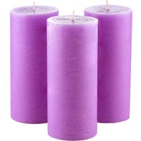 Набор свечей Мелт 150 мм (3 шт, лиловый)
