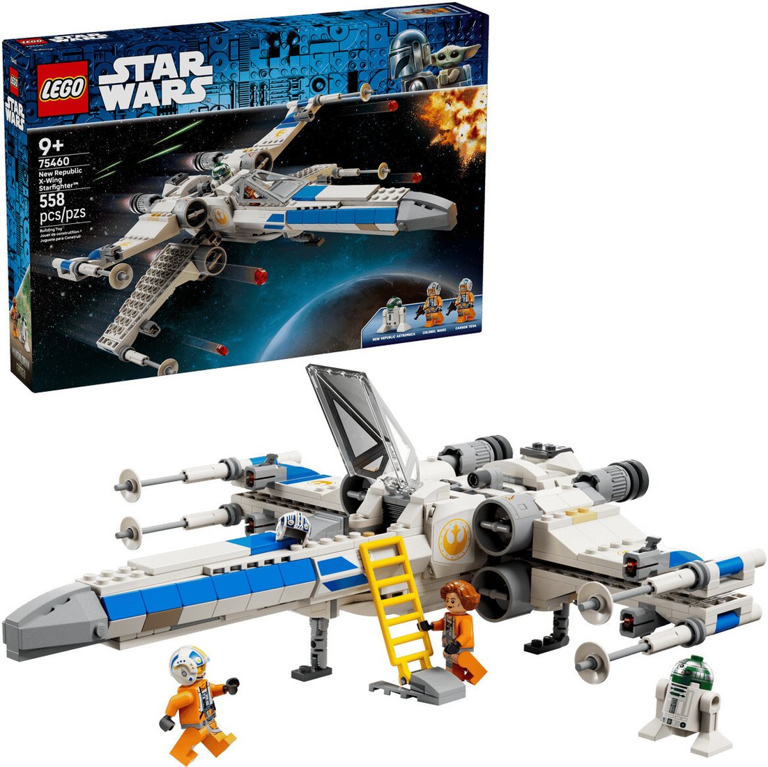 Конструктор LEGO Star Wars 75460 Истребитель X-wing Новой Республики