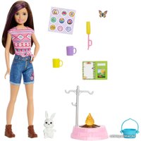 Кукла Barbie Кемпинг Скиппер HDF71