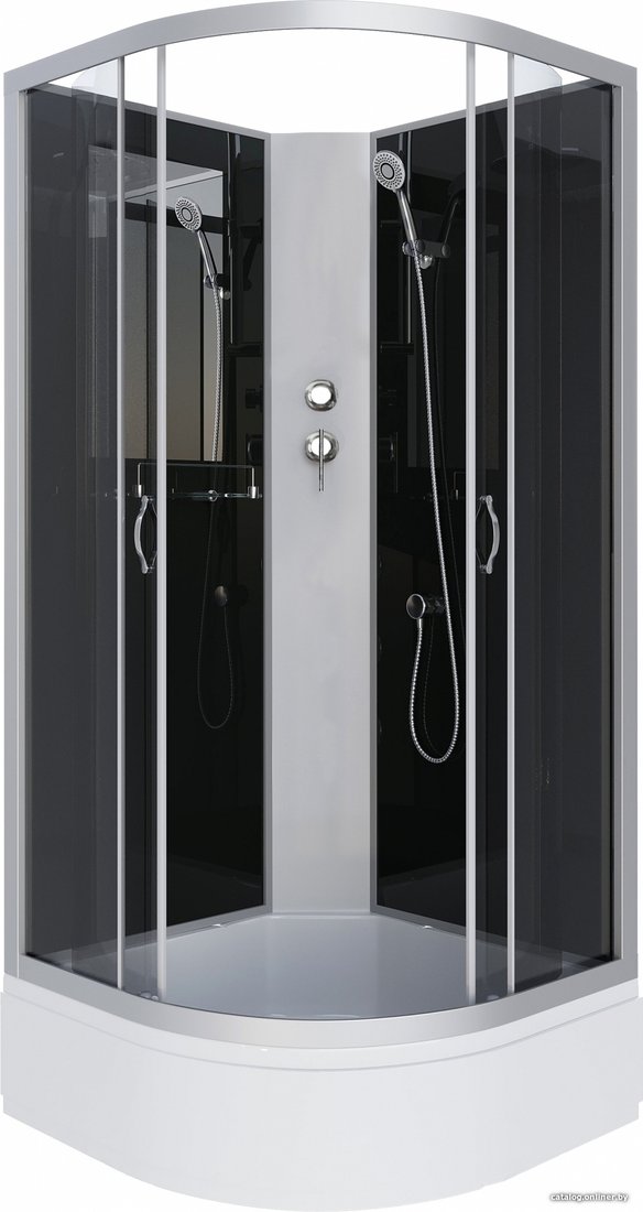 Душевая кабина Niagara NG-3502-14BK 100x100 (тонированное стекло)