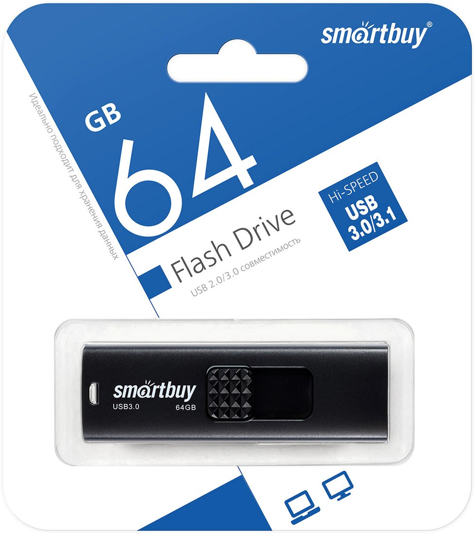 

USB Flash SmartBuy Fashion 64GB (черный)