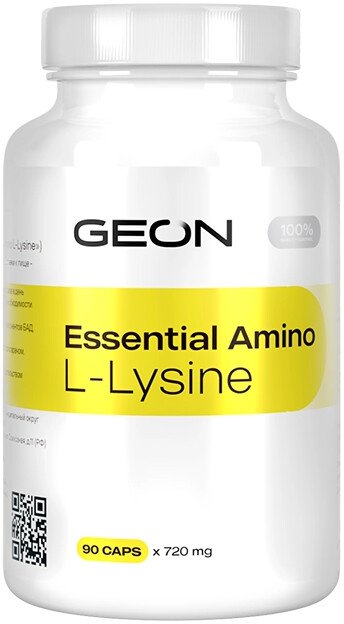 

Лизин Geon Essential Amino L-Lysine (90 капсул)