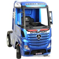 Электромобиль RiverToys Mercedes-Benz Actros 4WD HL358 с прицепом (синий)