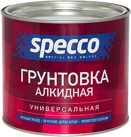 

Алкидная грунтовка Specco ГФ-021 (2.7 кг, светло-серый)