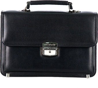Мужская сумка Poshete 250-9628-BLK (черный)