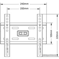 Кронштейн для телевизора Maclean MC-777 (черный)