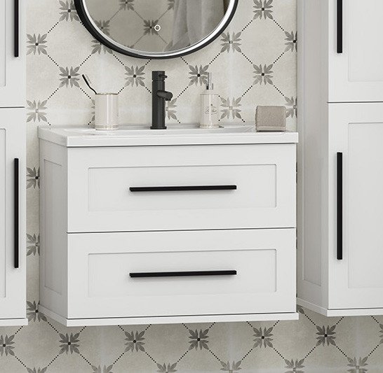 

Misty Тумба с умывальником Модерн 70 П-Мод09070-011Пр+Р-Евв14070-Д