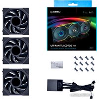 Комплект вентиляторов для корпуса Lian Li Uni Fan TL LCD 120 Triple Pack G99.12TLLCD3B.00