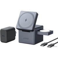 Беспроводное зарядное Anker 3-in-1 Cube with MagSafe