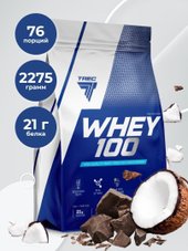 Whey 100 (шоколад/кокос, 2270 г)