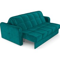 Диван Мебель-АРС Аккордеон Свег НПБ 155x200 (бархат сине-зеленый Star Velvet 43 Black Green)