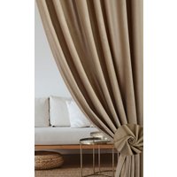 Комплект штор Soft Lines Бархат 9138-D2 (180x250, кофейный)