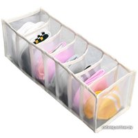 Органайзер для хранения USBTOP 32x12x12.5 см 7 отсеков (белый)