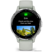Умные часы Garmin Venu 3S (шалфей, с силиконовым ремешком)