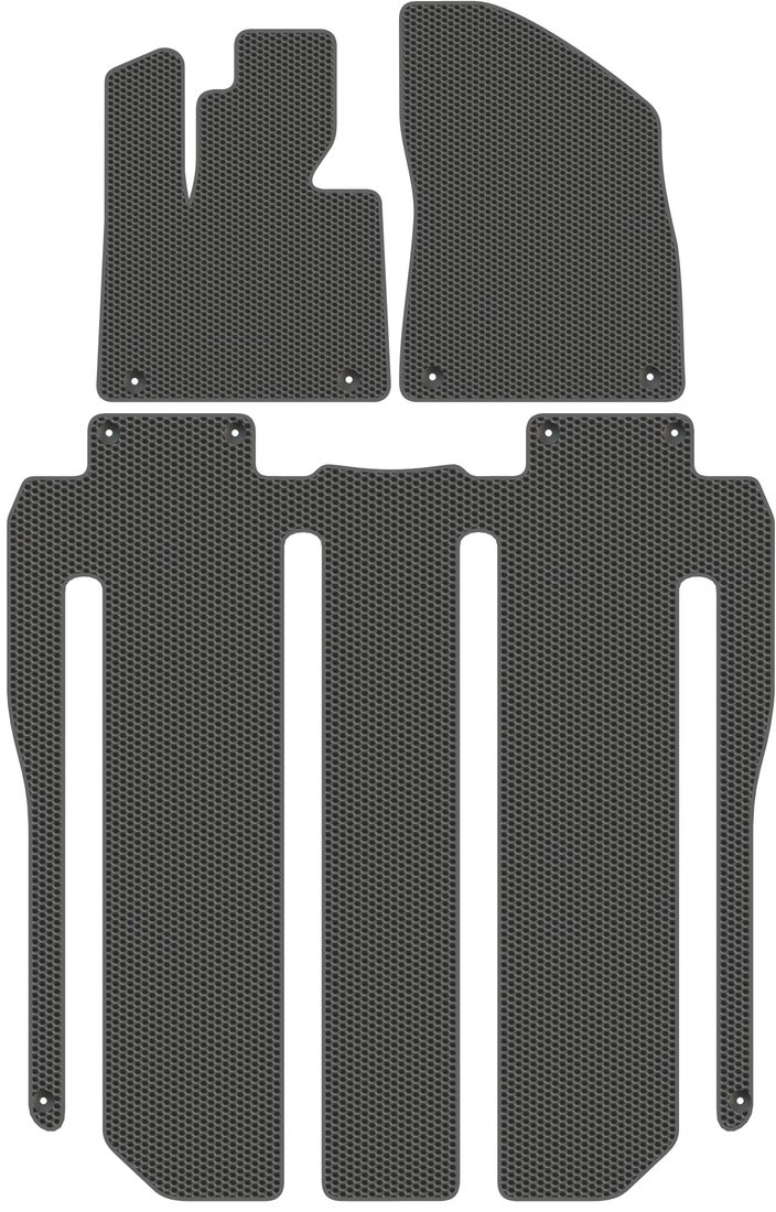 

Комплект ковриков для авто Alicosta Zeekr 009 I (минивэн / минивэн) 2022 - Н.В. задний цельный (серый)