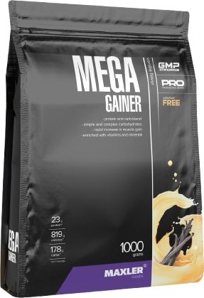 

Гейнер Maxler Mega Gainer (ваниль, 1000г)